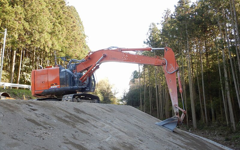 令和2年度　大分県内道路改良工事のイメージ