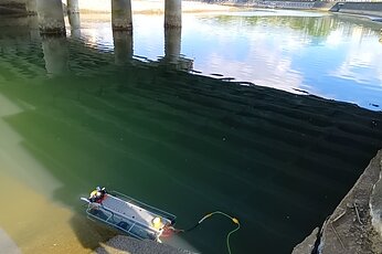 令和7年度　鹿児島県内橋梁水中ドローン点検